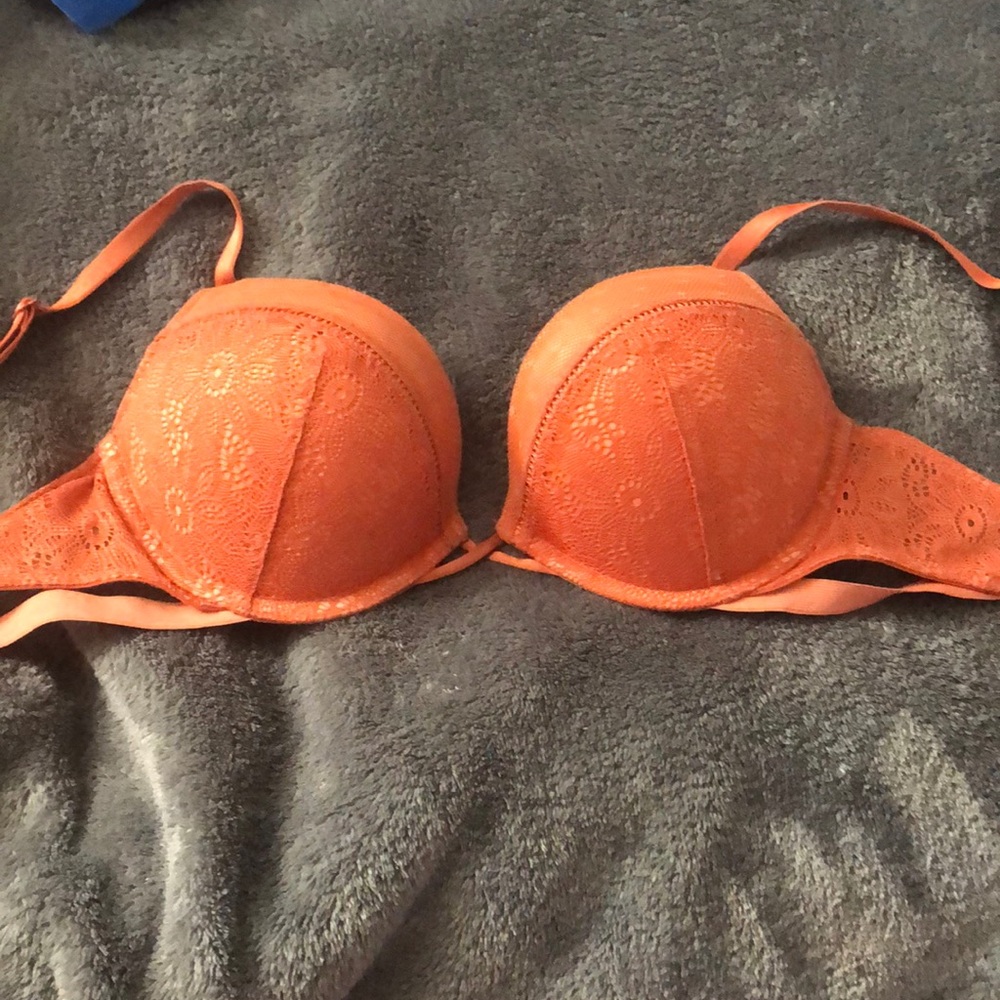 Burnt orange bombshell Victoria secret bra